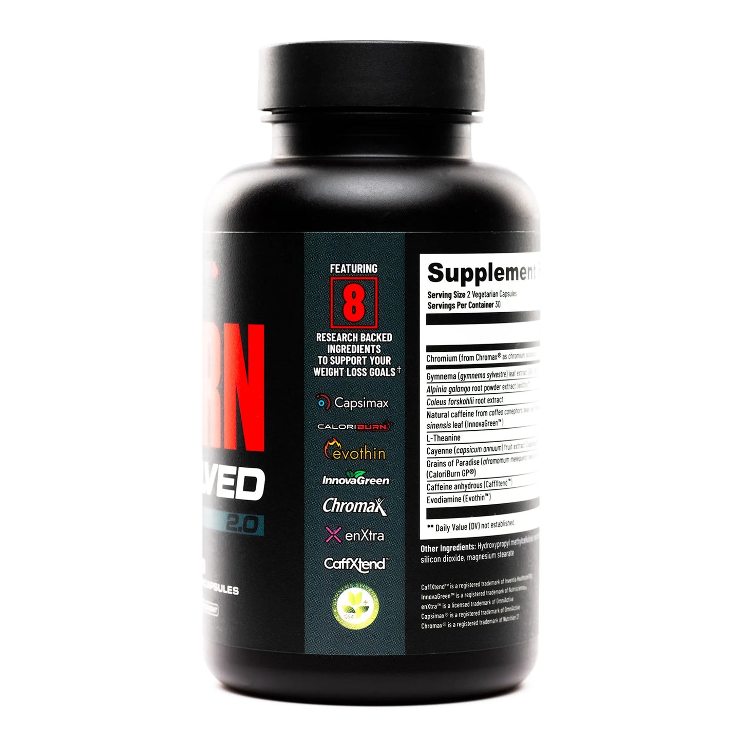 Sculpt Nation by V Shred Burn Thermogenic Fat Burner for Men & Women - 60 Natural Veggie Pills