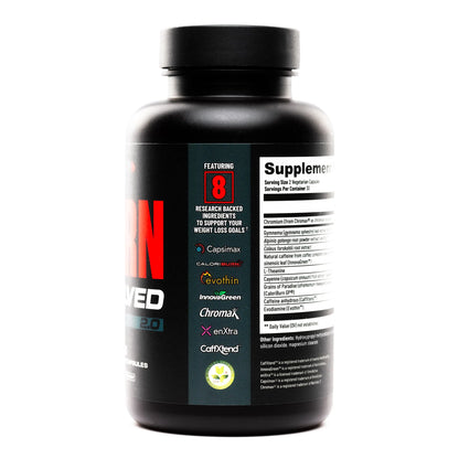 Sculpt Nation by V Shred Burn Thermogenic Fat Burner for Men & Women - 60 Natural Veggie Pills